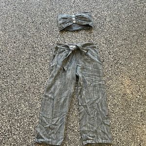 Stillwater outfit Medium pants XS top